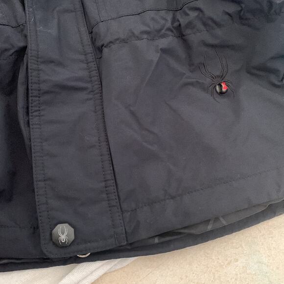 Spyder mens large Entrant gii black jacket ski snow board winter coat reflective - Picture 7 of 16